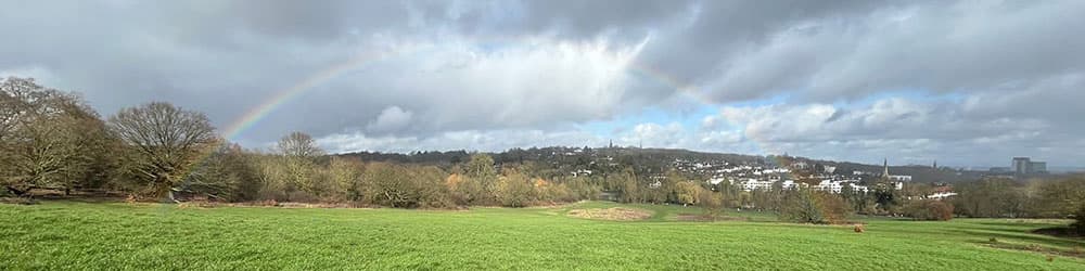 Rainbow over Hampstead Heath